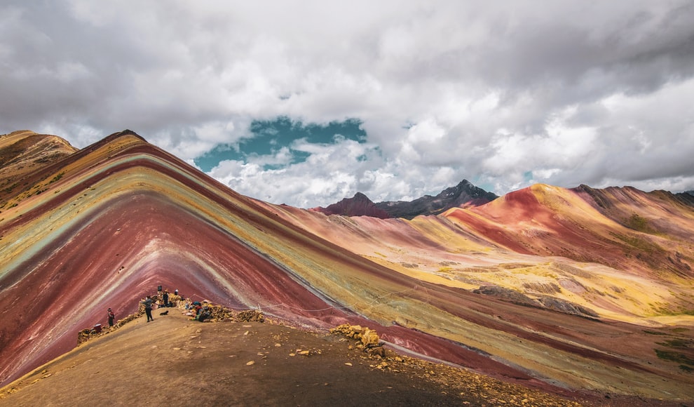 Rainbow Mountain, monhanha cheia de cores em Cusco, Peru - Foto: McKayla Crump via Unsplash