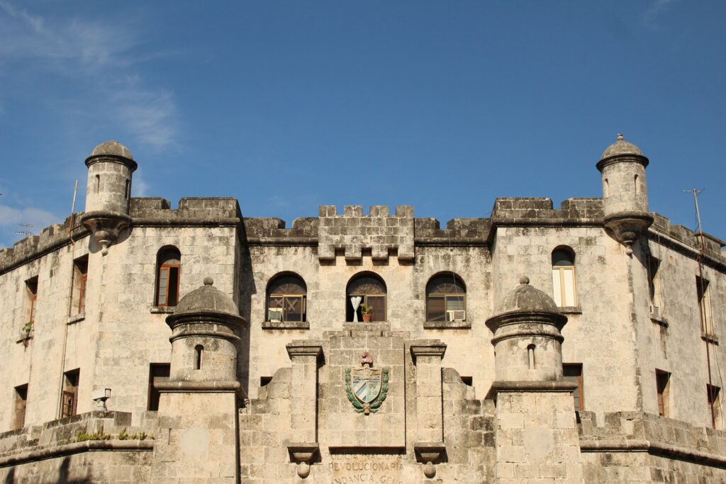Construção história conhecida como Castelo da Força Real em Cuba 