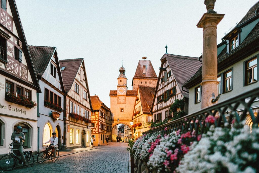Cidade de Rothenburg ob der Tauber, Alemanha -  Representa seguro  viagem Alemanha.