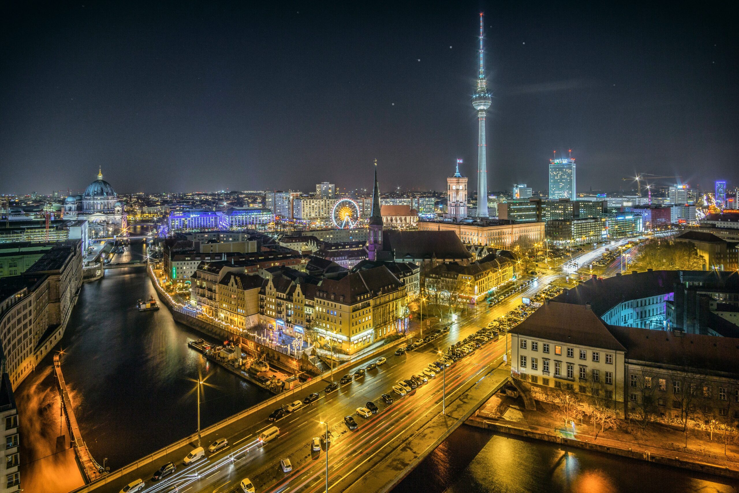 Vista panorâmica de Berlim, Alemanha - Representa seguro viagem Berlim.