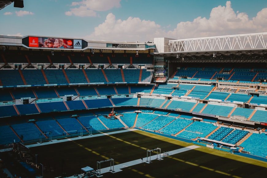 Estadio de Bernabeu, Madri, Espanha -representa seguro viagem para Madri