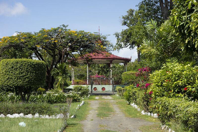 Jardim botânico Guyana Botanical Garden, Georgetown, Guiana -Representa seguro viagem para Guiana.